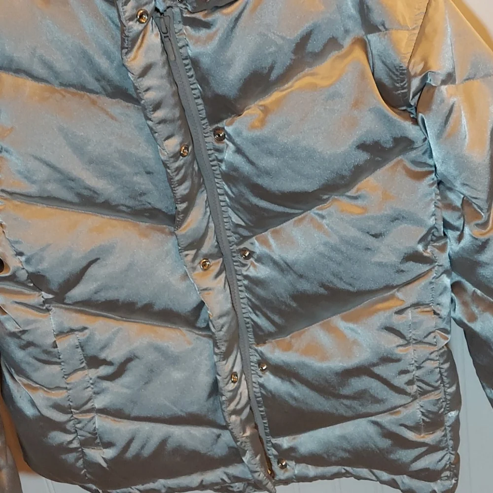 GAP kids silver puffer jacket XXL/TTG